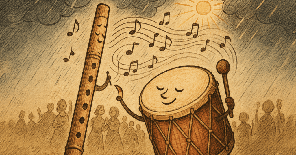 The Flute and the Drum